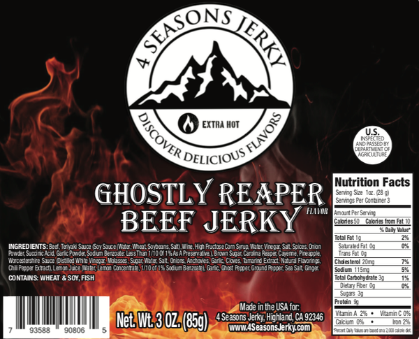 Ghostly Reaper Beef Jerky
