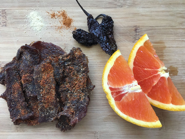 Orange Ginger Ghost Pepper Beef Jerky