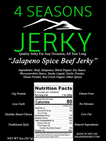Jalapeno Spice Beef Jerky
